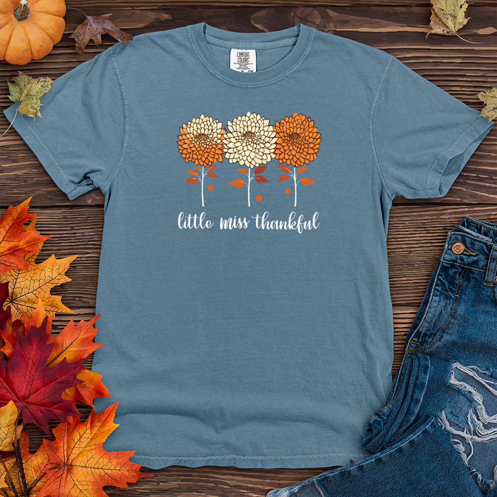 Playful Autumn Polka Dot Mum Trio Heavy Cotton Comfort Colors Tee