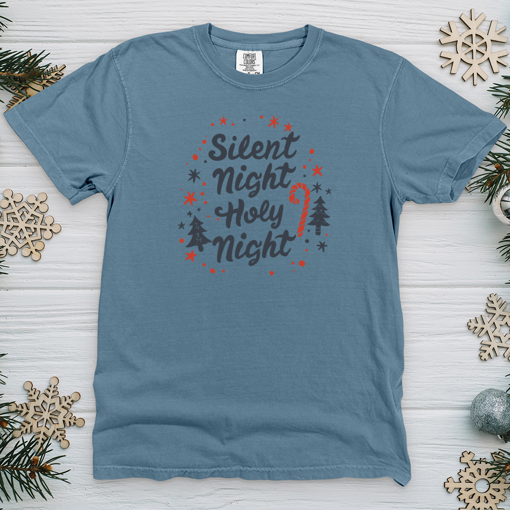 Silent Night Holy Night 01 Heavy Cotton Comfort Colors Tee