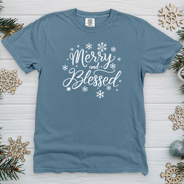 Merry and Blessed Heavy Cotton Comfort Colors Tee