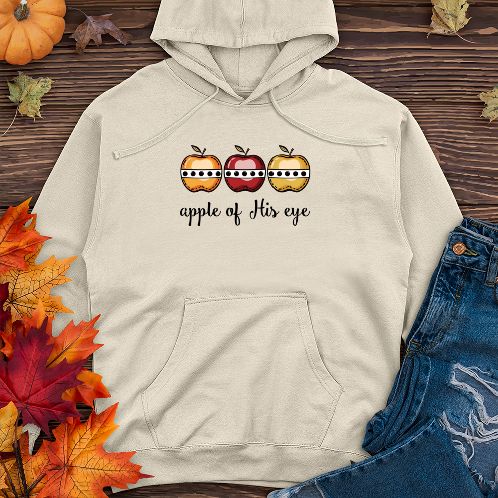 Retro Apple Cider Argyle Trio Midweight Hooded Sweatshirt