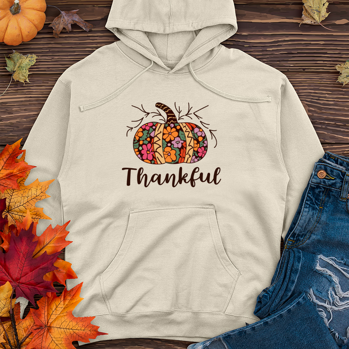 Thankful 02 Midweight Hooded Sweatshirt