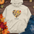 Vintage Harvest Heart Midweight Hooded Sweatshirt