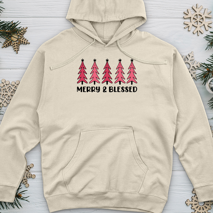 Merry and Blessed Midweight Hooded Sweatshirt