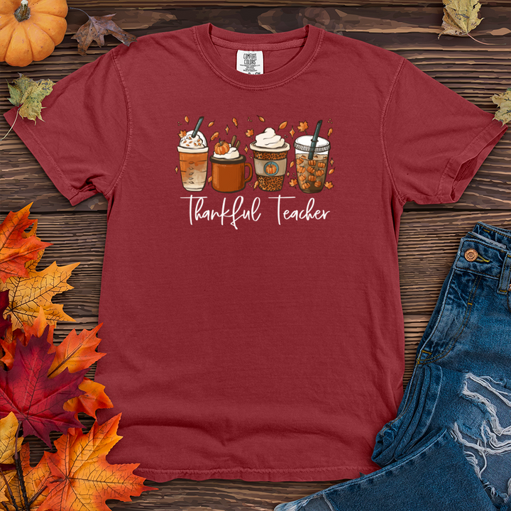 Thankful Teacher Heavy Cotton Comfort Colors Tee