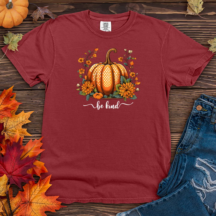 Polka Dot Pumpkin Blessings Heavy Cotton Comfort Colors Tee