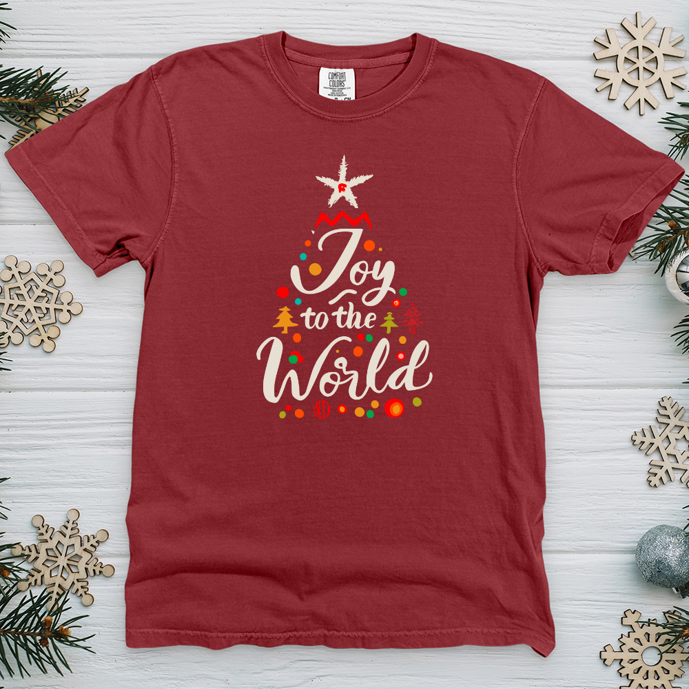 Joy to the world 01 Heavy Cotton Comfort Colors Tee