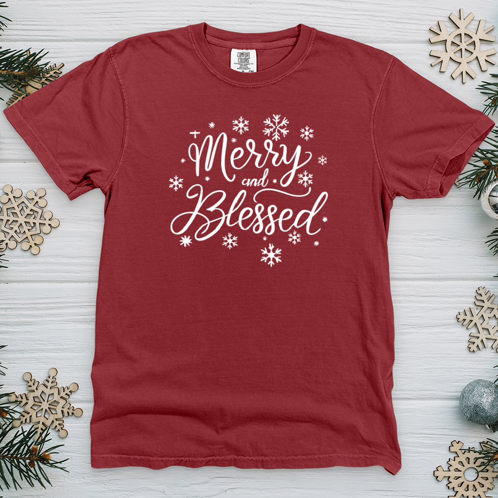 Merry and Blessed Heavy Cotton Comfort Colors Tee