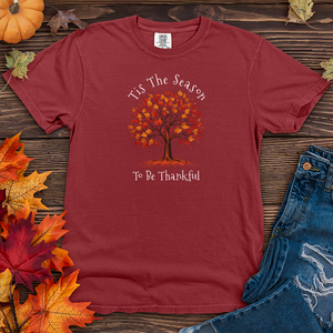 Vintage Landscape Fall Themes Tree Heavy Cotton Comfort Colors Tee