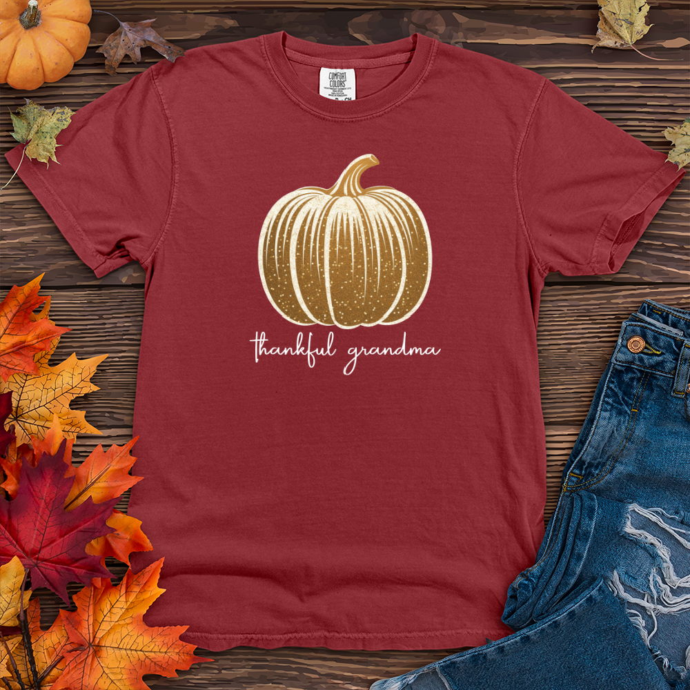 Retro Glam Pumpkin Heavy Cotton Comfort Colors Tee