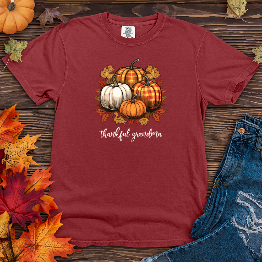 Thankful Grandma Heavy Cotton Comfort Colors Tee