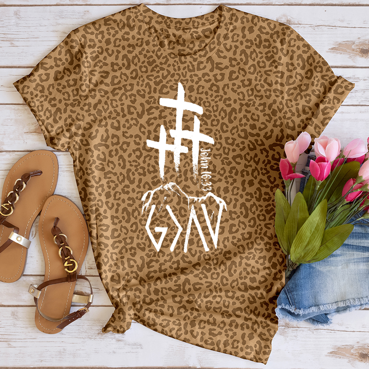 God is Great Leopard Tee