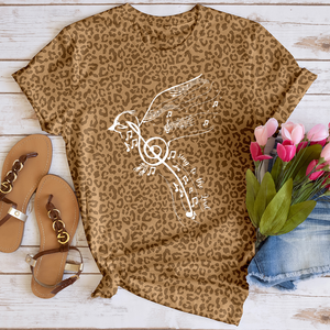 Sing to the Lord Leopard Tee