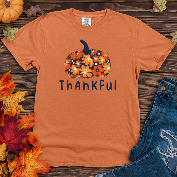 Thankful pumpkin 03 Heavy Cotton Comfort Colors Tee