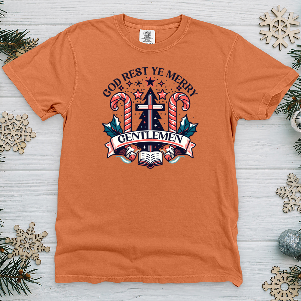 God Rest Ye Merry Gentlemen Heavy Cotton Comfort Colors Tee