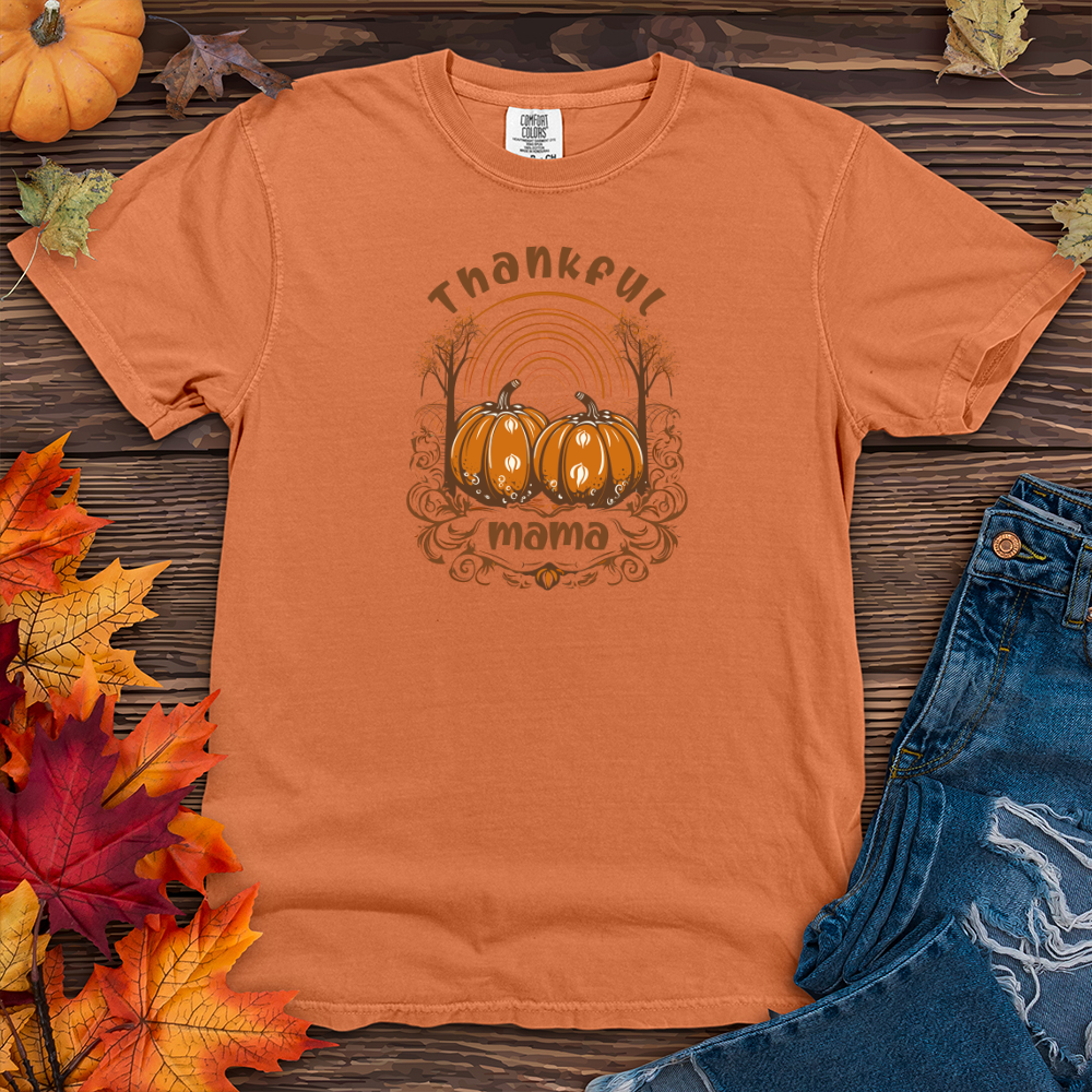 Vintage Pumpkin Romance Heavy Cotton Comfort Colors Tee