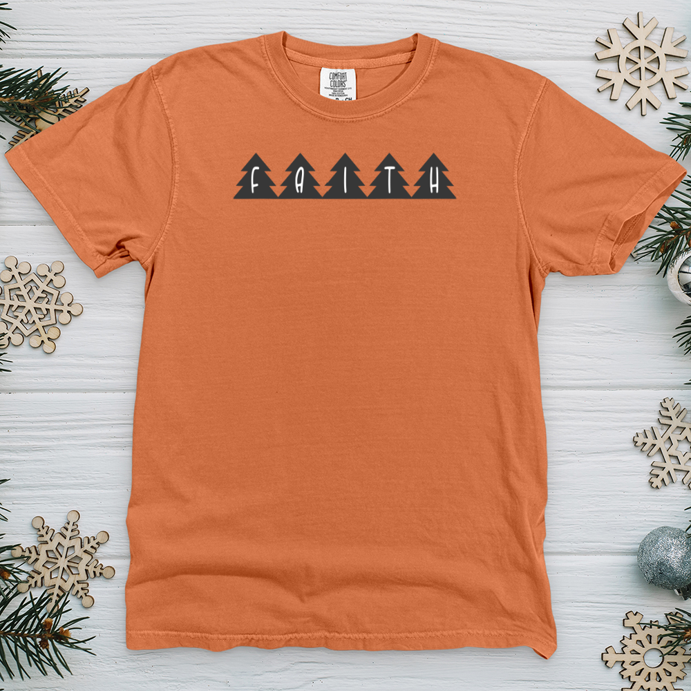Faith Tree Silhouette Heavy Cotton Comfort Colors Tee
