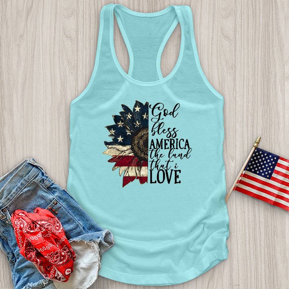 Land That I love Sunflower Tank Top