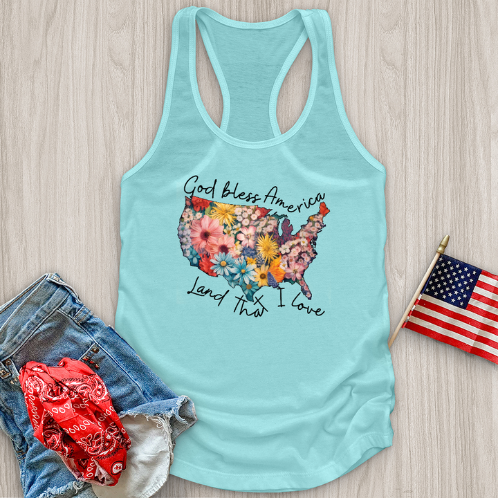 Flower Country Tank Top