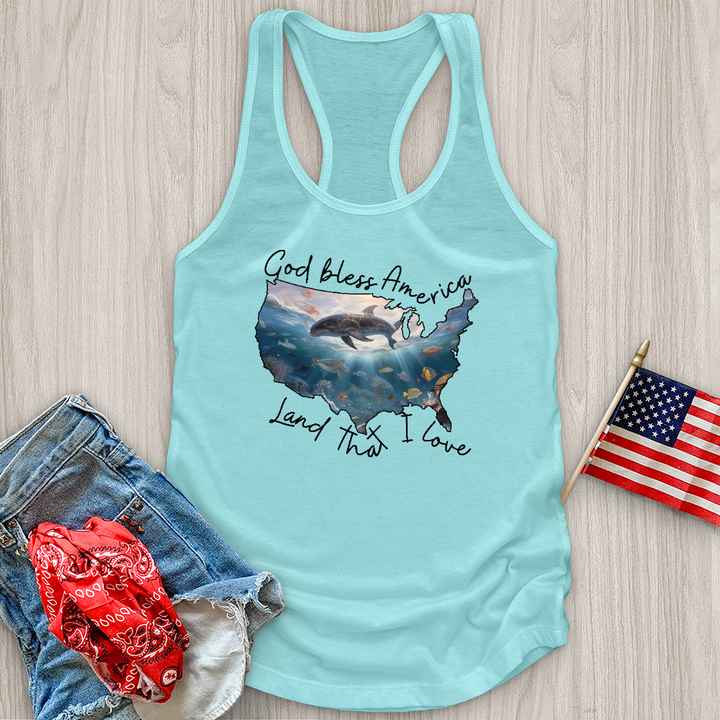 Ocean With Animals in It 2 Tank Top