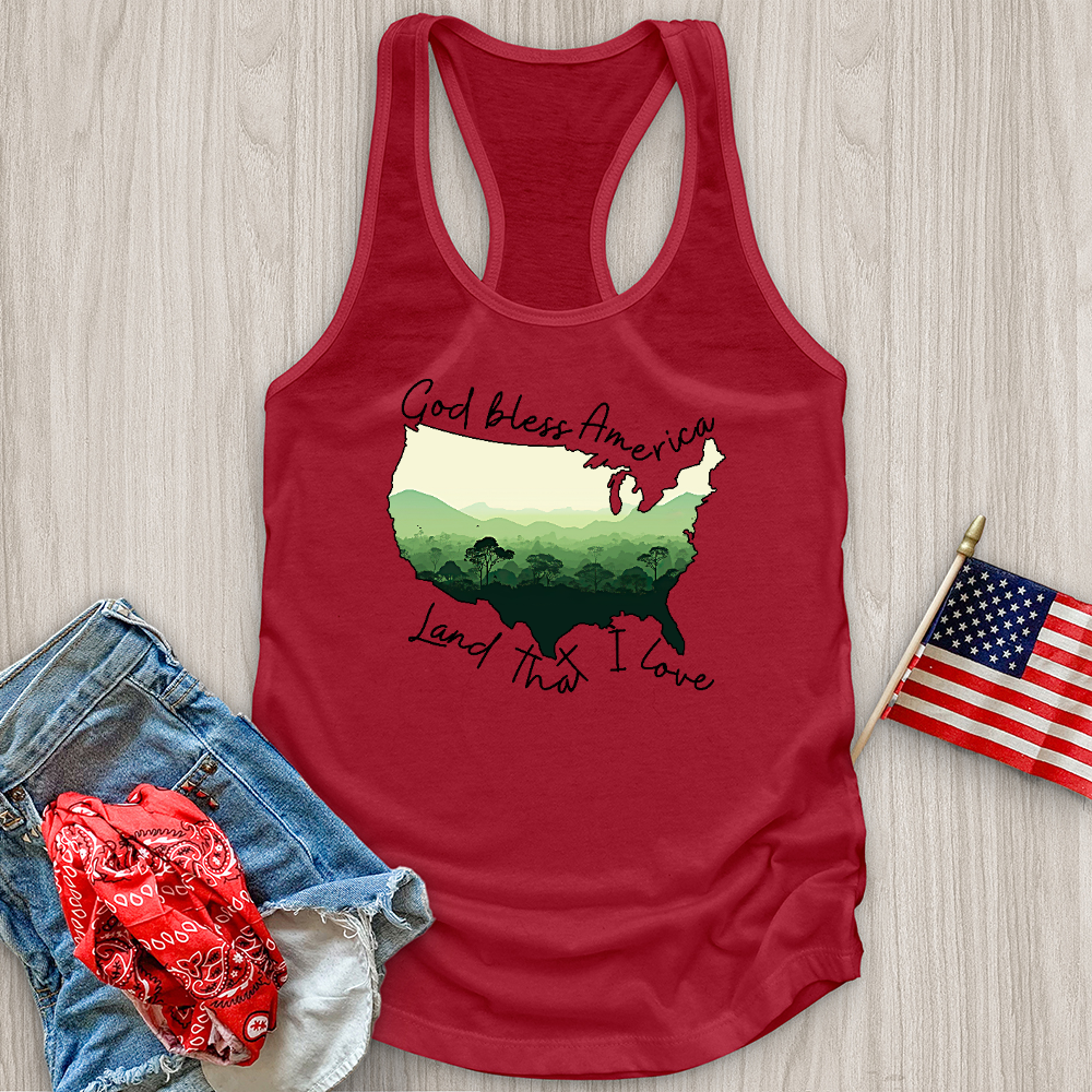 God Bless Rainforest Variation Tank Top