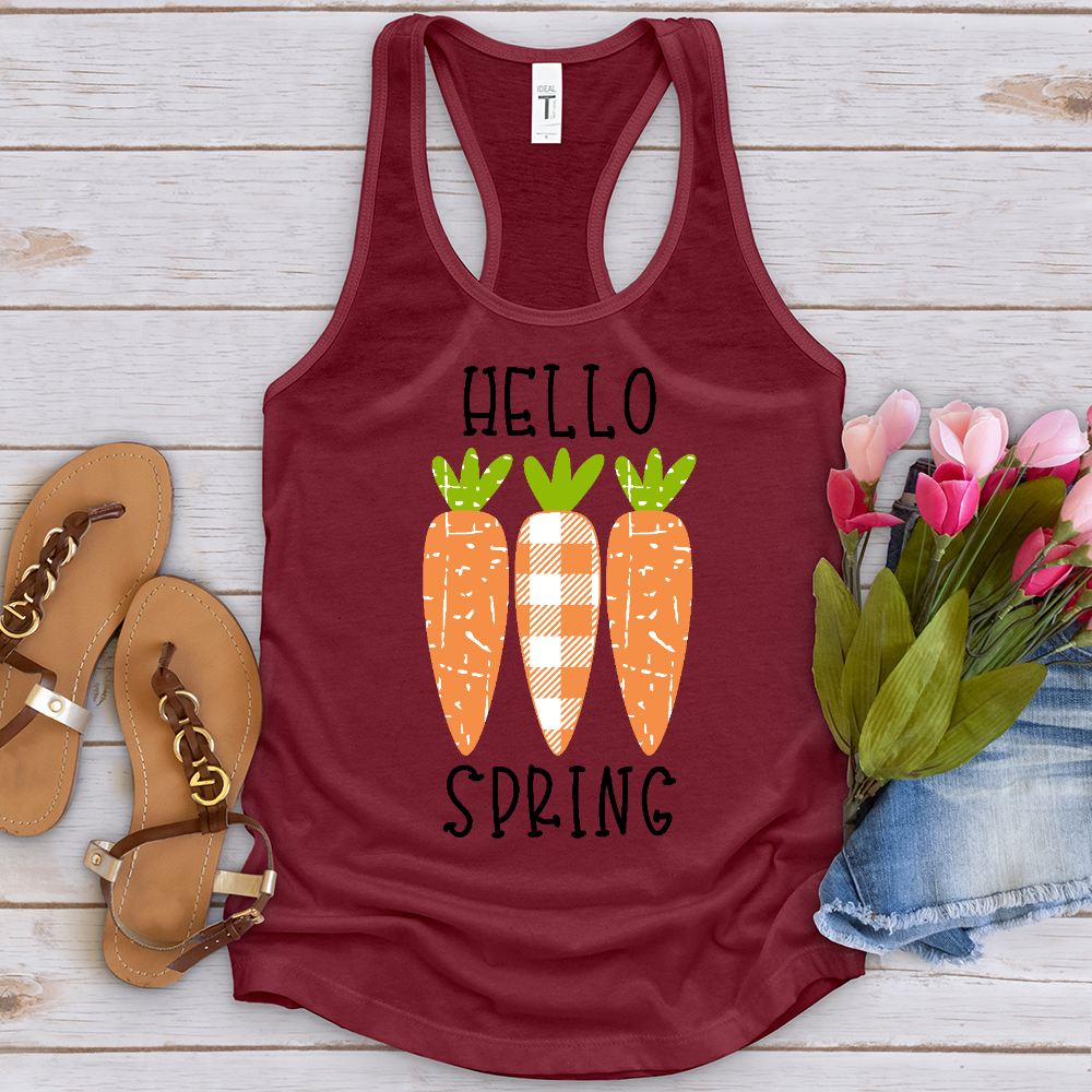 Hello Spring Carrots Tank Top