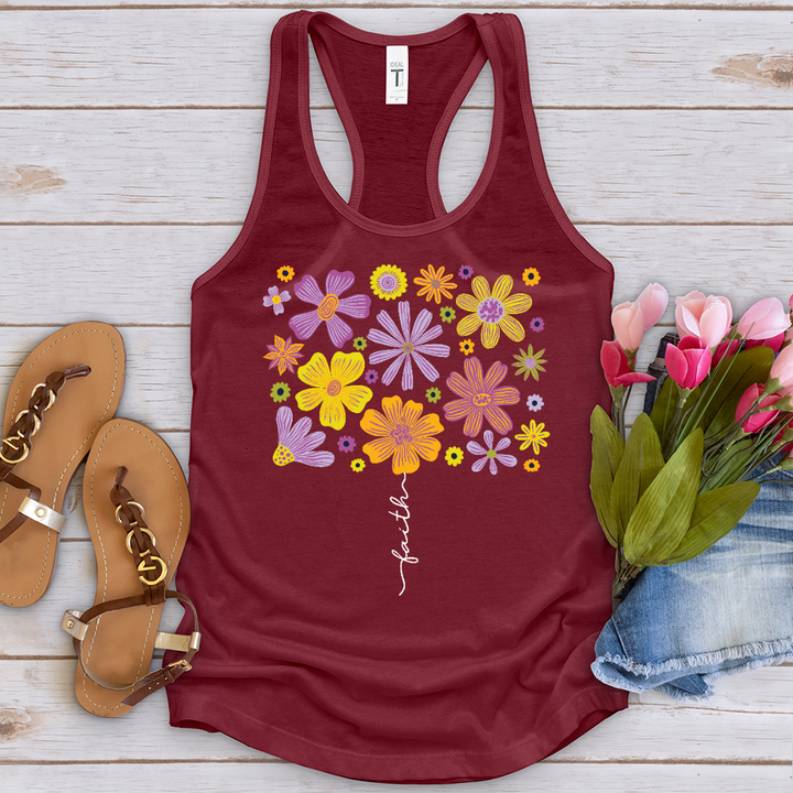 Faith Flower Set Tank Top