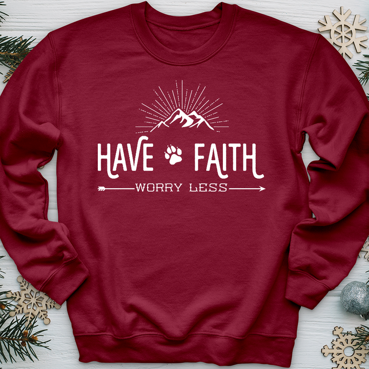 Have Faith Worry Less Crewneck