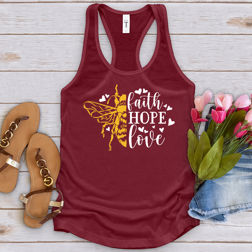 Faith Hope Love Bumble Tank Top