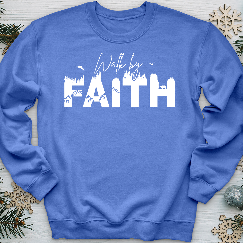 Walk by Faith Wilderness 02  Crewneck