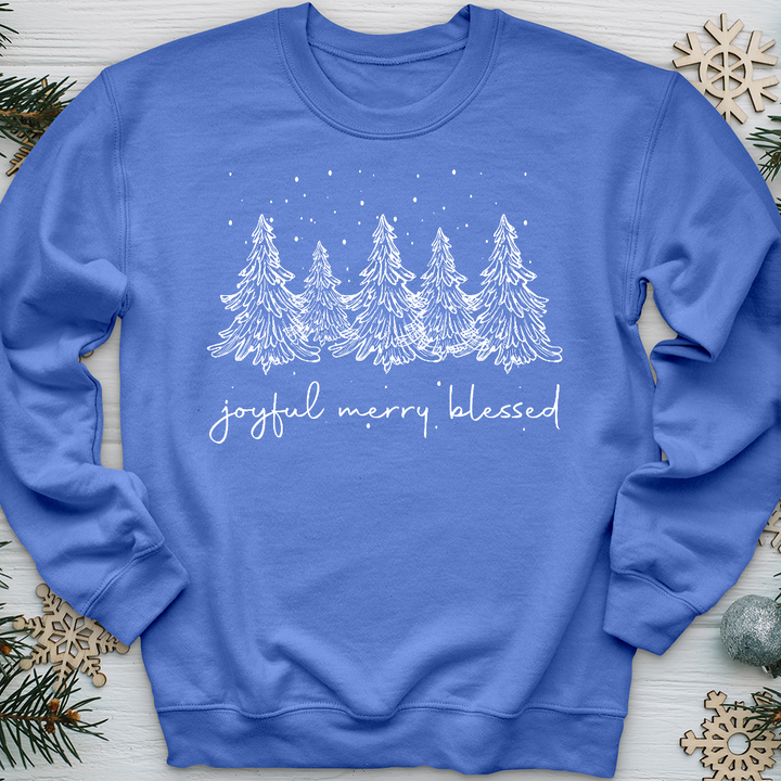 Winter Forest Snow Crewneck