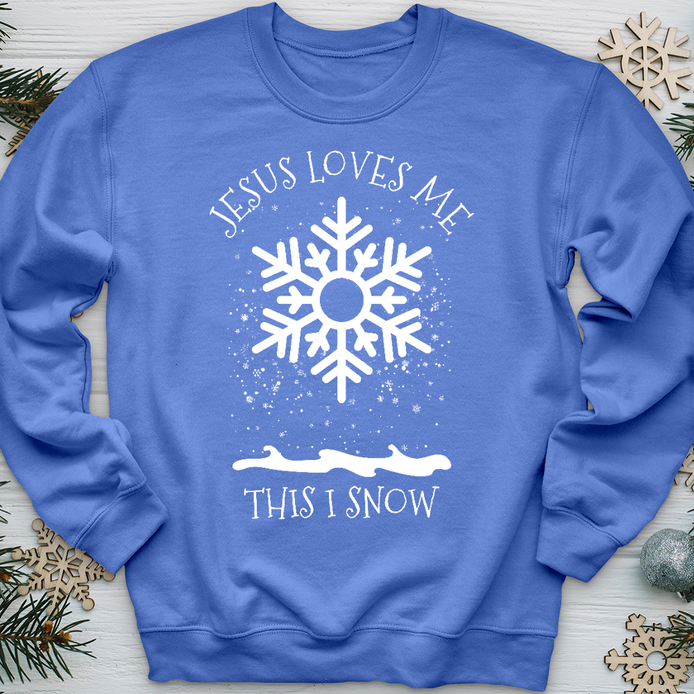 This I Snow Crewneck