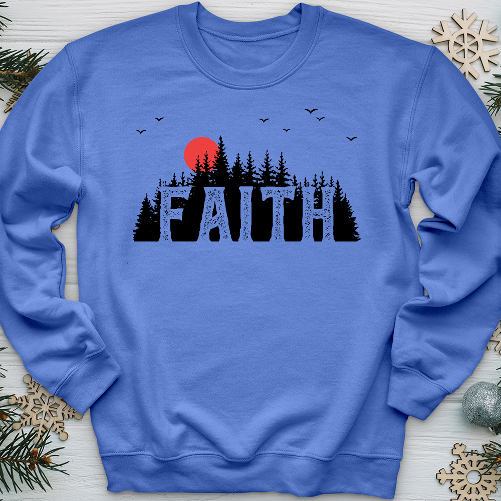 Faith Evergreens Crewneck