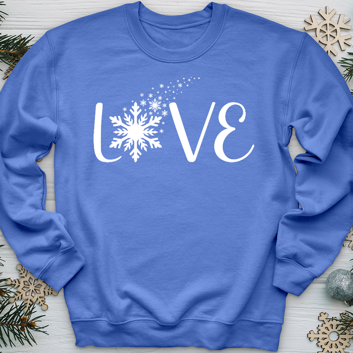 Love Snowflake Crewneck