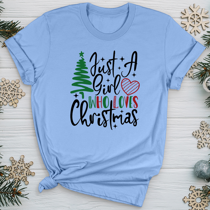 Just A Christmas Girl Softstyle Tee