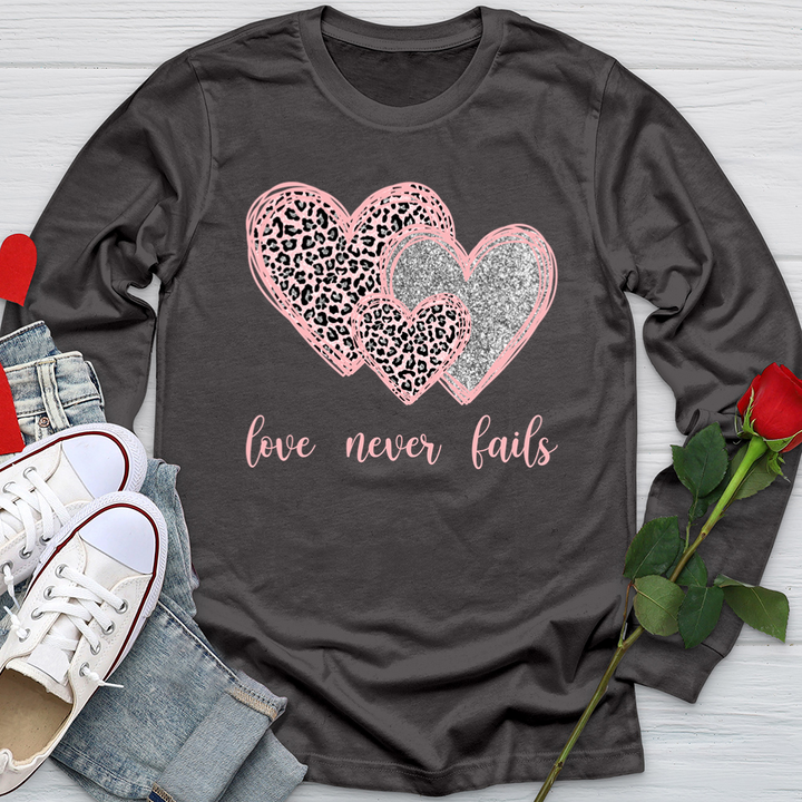 Love Never Fails Softstyle Long Sleeve