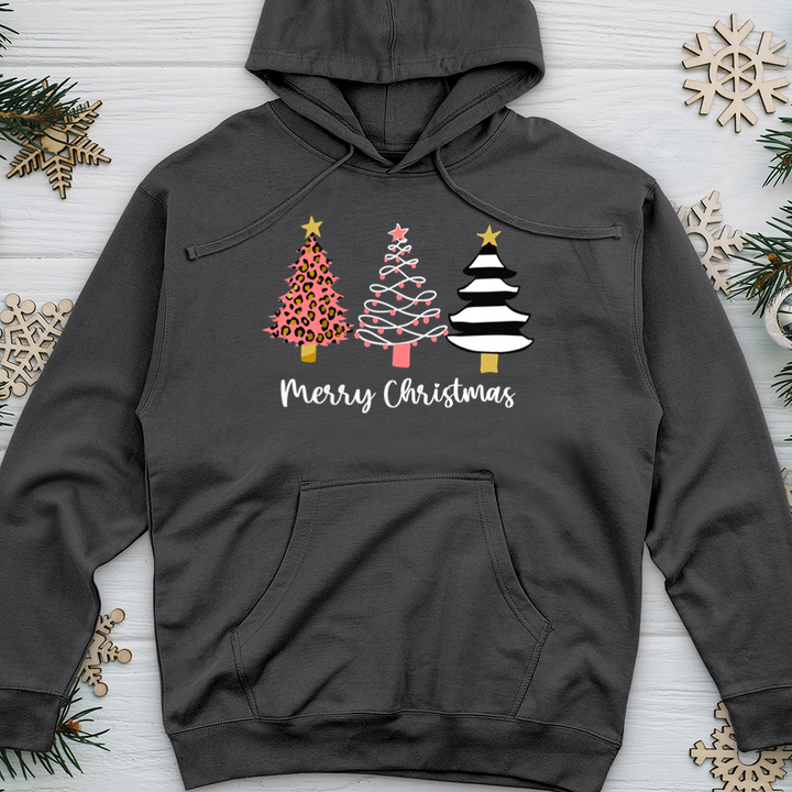 Merry Christmas Midweight Hooded Sweatshirt