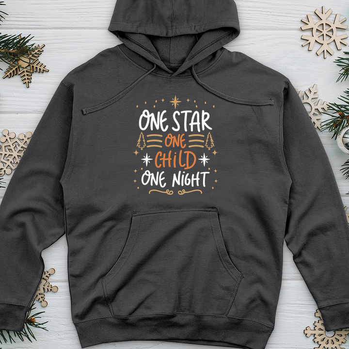 One Star One Child One Night Midweight Hooded Sweatshirt