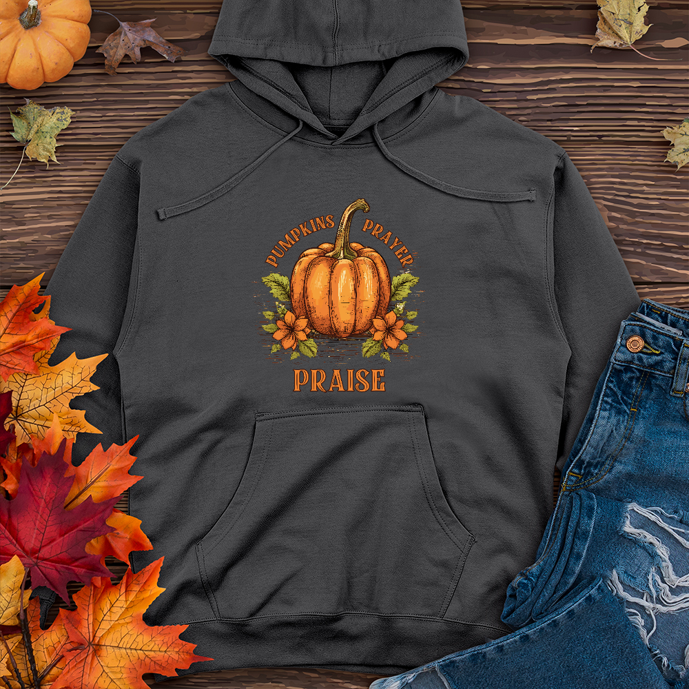 Pumpkins Prayer & Praise Midweight Hoodie