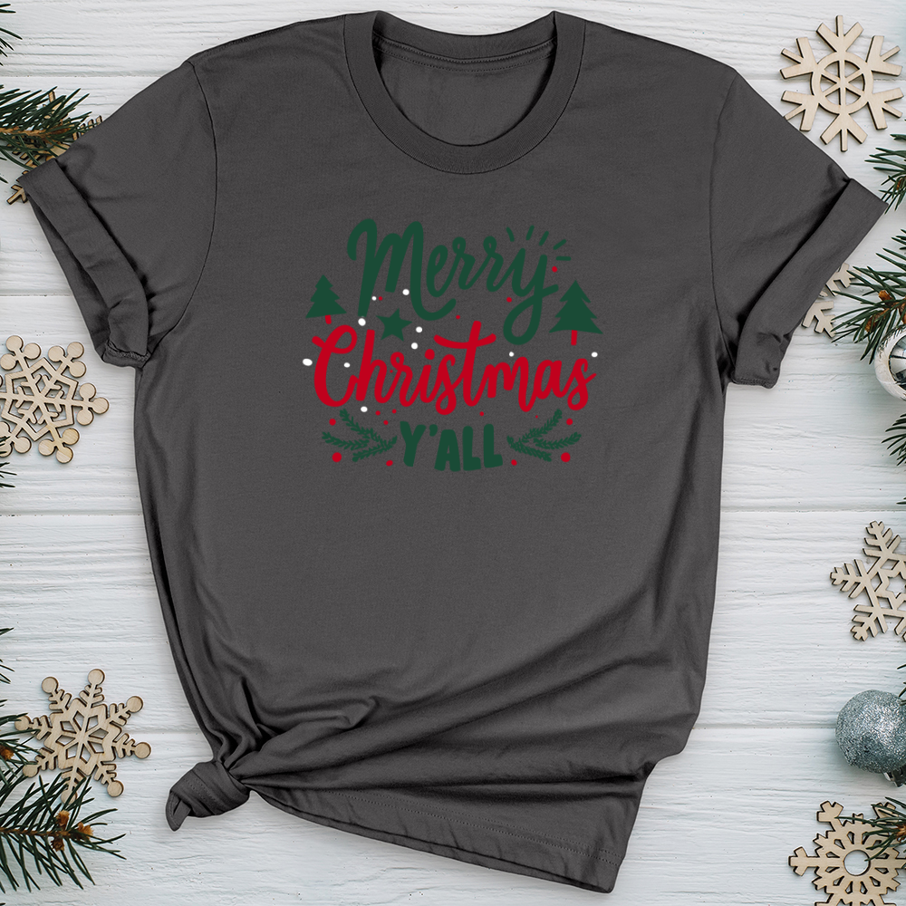 Merry Blessed Christmas Colors Softstyle Tee