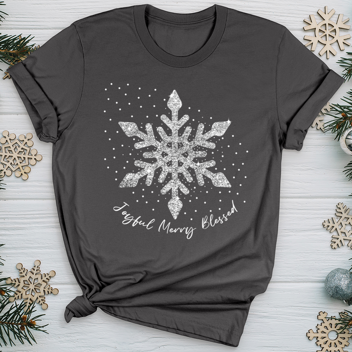 Snowflake Silver Giliters 03 Softstyle Tee