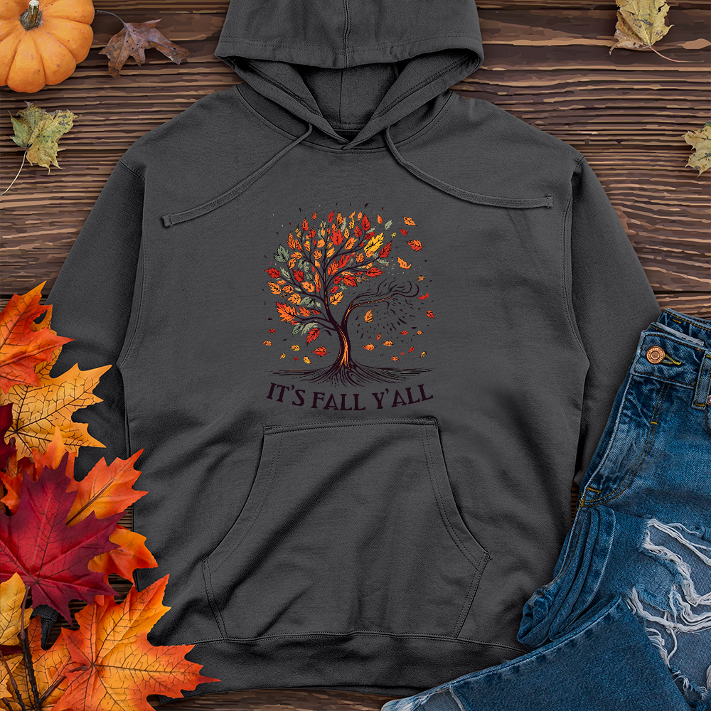 It's Fall Y'all Blooming Midweight Hoodie