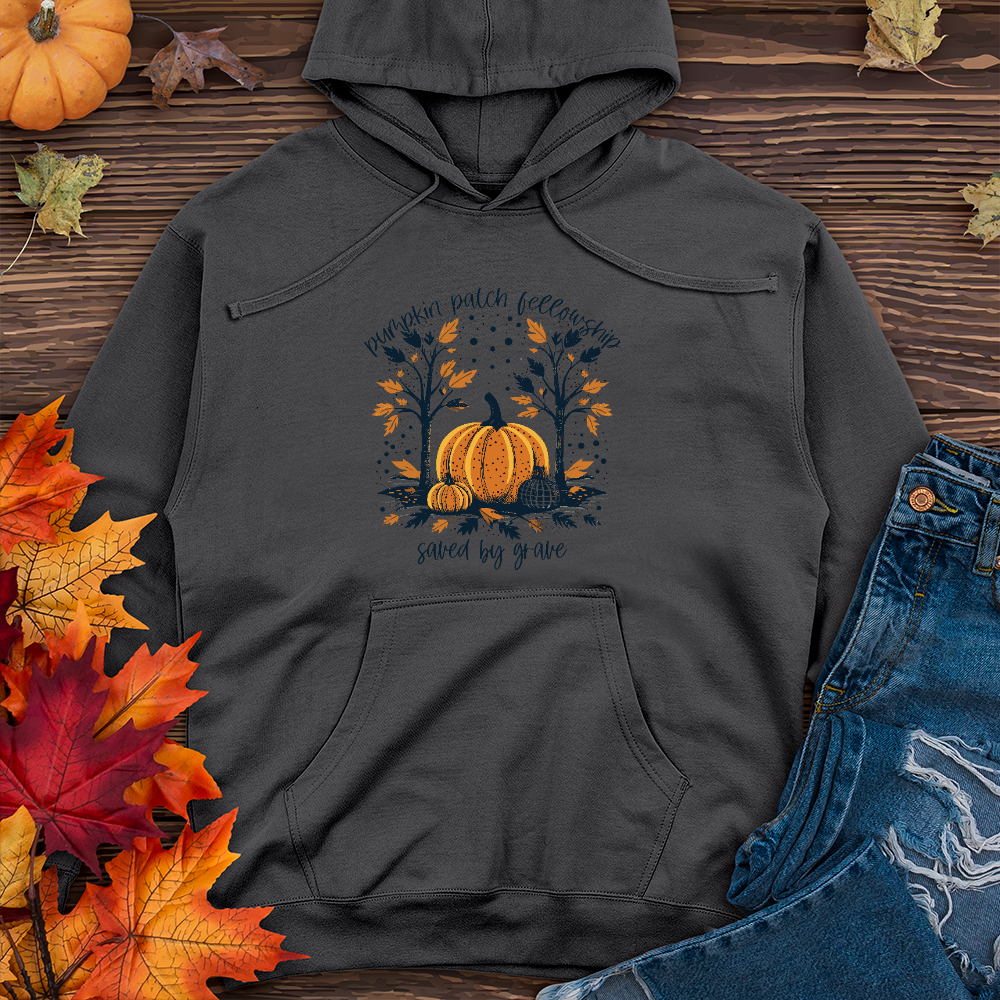 Grow In Grace Pumpkin Patch Midweight Hoodie