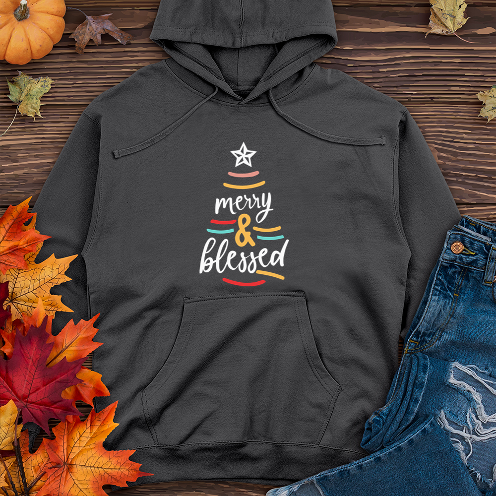 Merry and Blessed 2 Midweight Hooded Sweatshirt