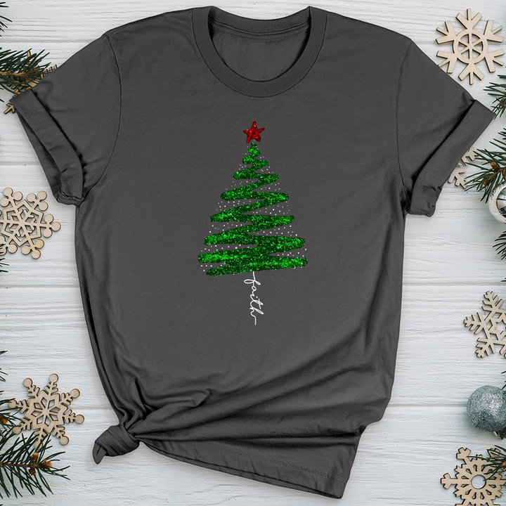 Green Sparkling Tree Softstyle Tee