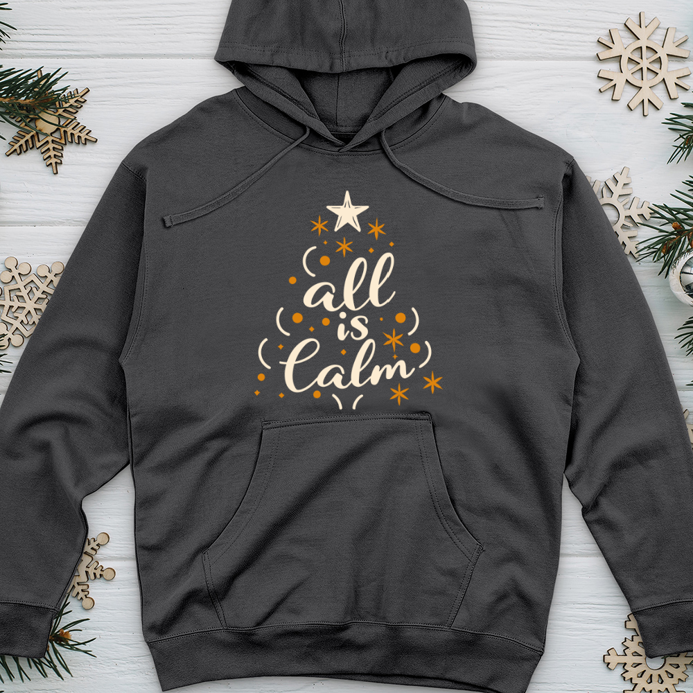 All is calm Midweight Hooded Sweatshirt