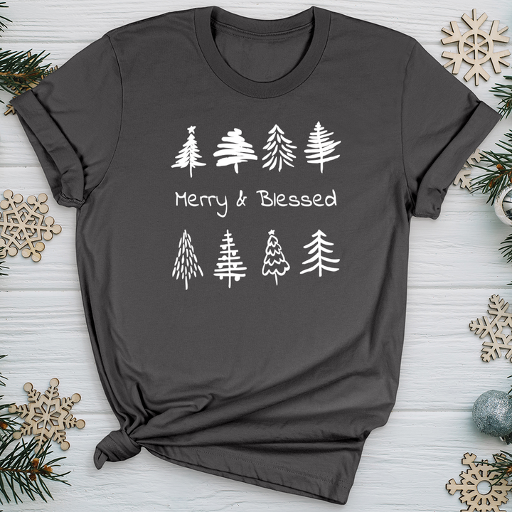 Merry & Blessed Tree Farm Softstyle Tee