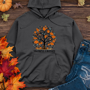 Thankful Halloween Spots Midweight Hoodie