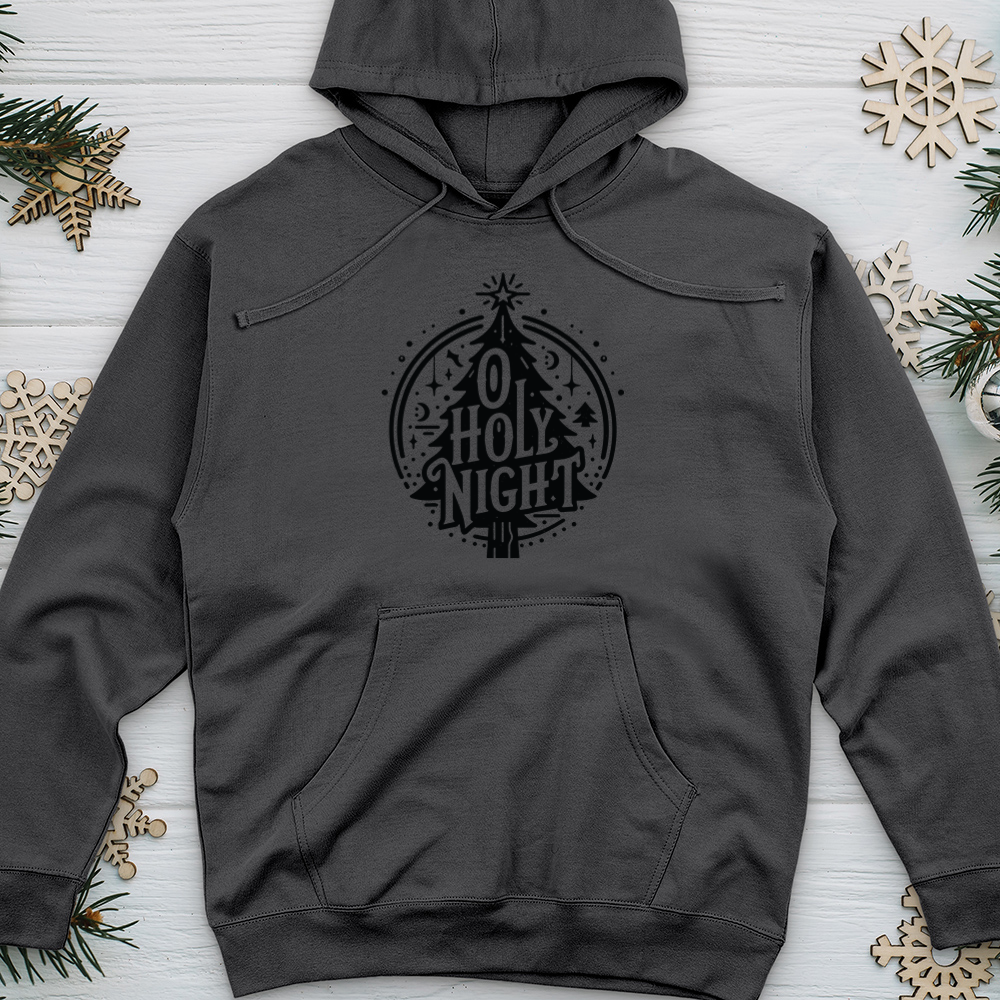 O Holy Night Midweight Hooded Sweatshirt