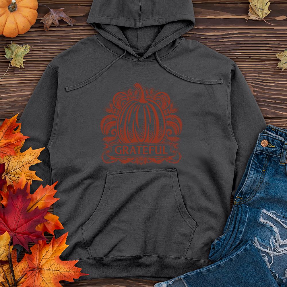 Grateful Paisley Pumpkin Midweight Hoodie