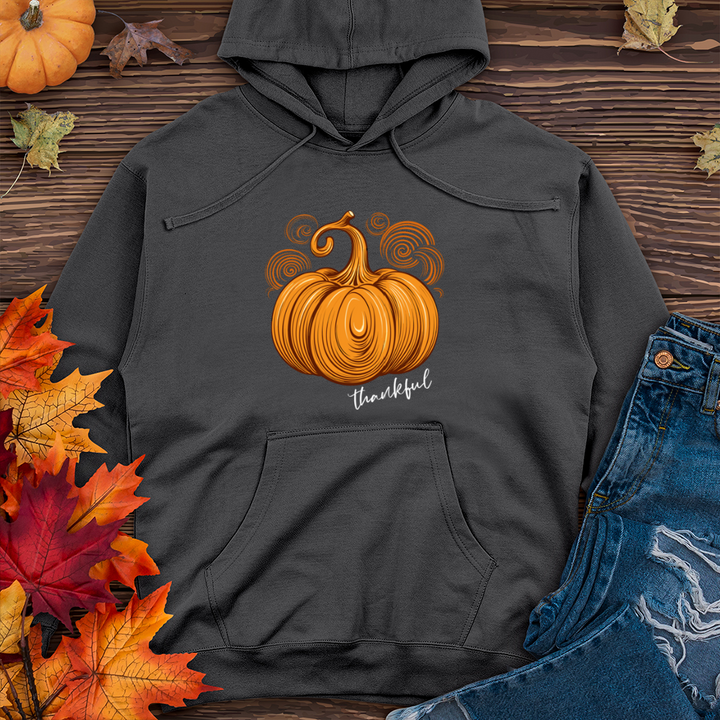 Retro Swirl Foodie Midweight Hooded Sweatshirt